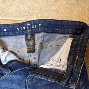 White House Black Market Dark Blue Straight Jeans